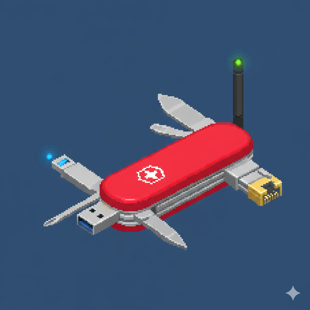 The Swiss Army Knife: The Original Multi-Tool for Hackers